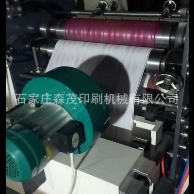 单色600型花瓣式柔版纸张印刷机 厂家供应单色柔印机图2