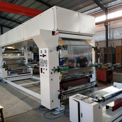 薄膜纸张干式复合机 无纺布机 网带机涂布干式机机复合机是GF-120图3