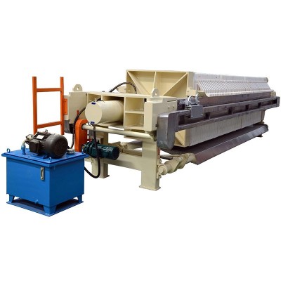 污泥浓缩脱水压滤一体机 洗沙厂污水处理设备 全自动板框压滤机图5