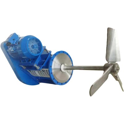 定制立式搅拌机 混合器水处理加药设备 低噪音高转速液体搅拌机图4