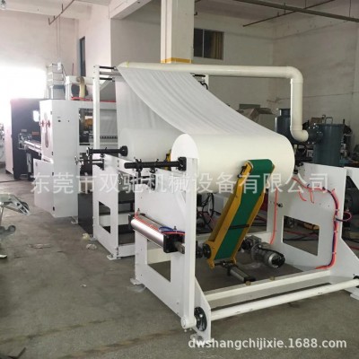 东莞市棉柔巾生产线全自动无纺布手拉手折叠机抽取式折叠设备图4