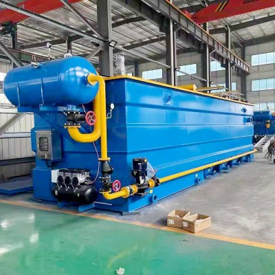 工厂定制容器气浮机沉淀絮凝一体化污水处理设备屠宰造纸印染污水图2