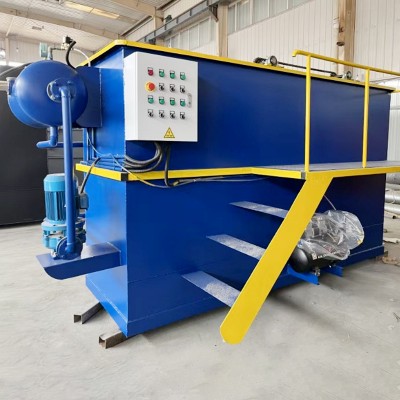 工厂定制容器气浮机沉淀絮凝一体化污水处理设备屠宰造纸印染污水图3