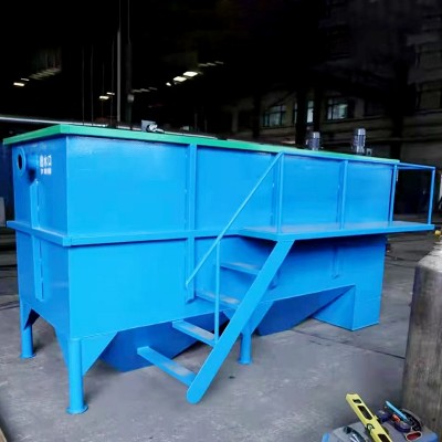 工厂定制容器气浮机沉淀絮凝一体化污水处理设备屠宰造纸印染污水图4