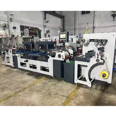 双工位胶带不干胶高速烫金模切机 工厂供应图2