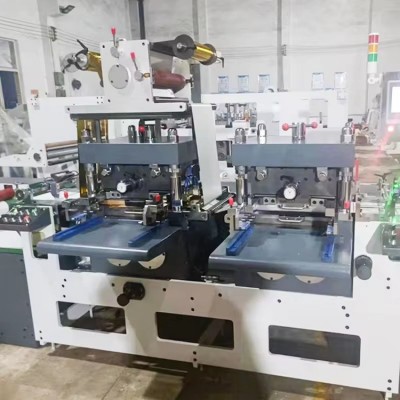 双工位胶带不干胶高速烫金模切机 工厂供应图5