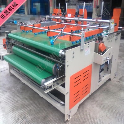 纸箱机械厂家供应小型纸箱设备糊盒机半自动粘箱机压合式糊盒机图2