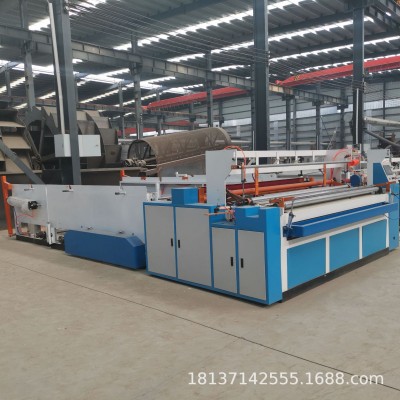卫生纸生产线3000型纸巾加工设备酒店用纸复卷机图5