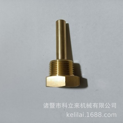 温度传感器接头 仪表感温器接头 铜水温传感器 毛细管传感器外壳图5
