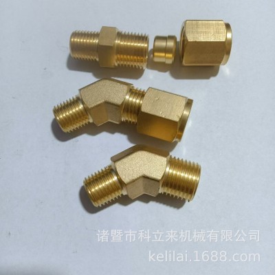 铜内丝三通 内外丝三通接头 非标三通管件接头 异径三通接头图3