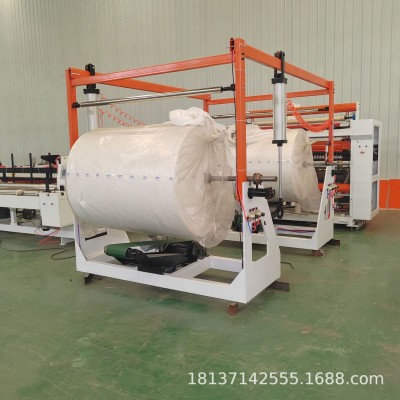 纸张无胶复合压花机餐巾纸折叠设备全自动纸巾生产线图5