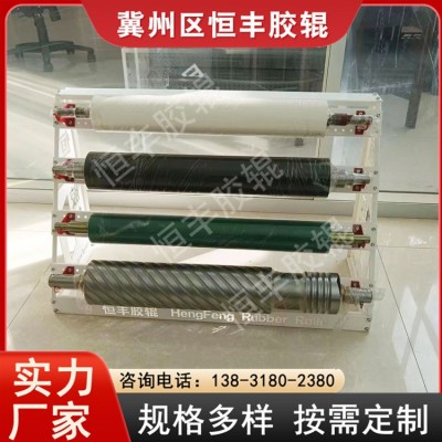 网纹辊厂家 钢厂或多种行业用 设计定制 恒丰 绿色 直径200cm图2