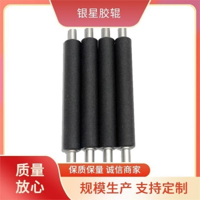 裱纸机用涂胶辊 春风银星 PU聚氨酯印刷辊 包胶印染厂用 实力厂家定做图2
