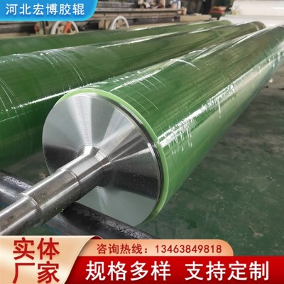 宏博 造纸业用 尼龙胶辊 输送辊筒 耐称重能力强图3