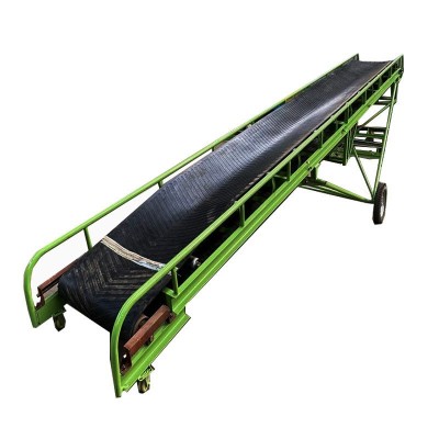 电动升降带式输送机厂家提升高度可以调节装车输送机袋装颗粒散料图4