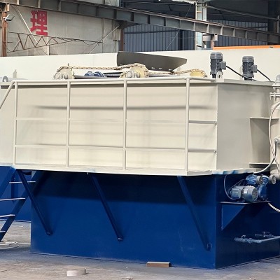 溶气气浮机 悬浮物油脂藻类去除自动刮渣 工业造纸印染废水处理图4