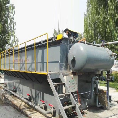 涡凹气浮机溶气涡凹电解工艺屠宰洗涤印染养殖污水处理设备全自动图3