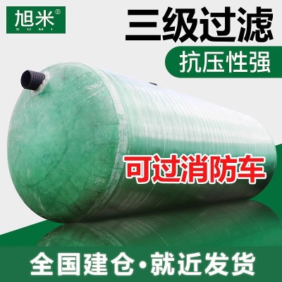 玻璃钢化粪池一体缠绕沉淀池10/20/30/40/100立方事故油池调节池图4