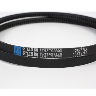 发电机皮带AV13X1143 13X1140Li齿形三角带林博牌包布式A型切割带图3