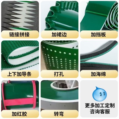 耐高温输送带pvc耐高温传送带流水线工业皮带轻型输送带图4