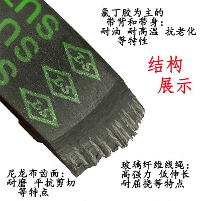 385-640H橡胶梯形齿同步带源头厂家现货L XL MXL H XH XXH T5 T10图2