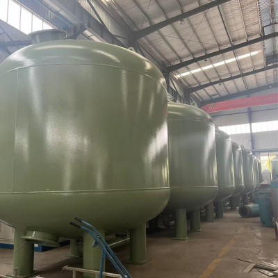 石英砂多介质碳过滤器活性炭锰砂过滤器填料冷却循环水水池不锈钢图4