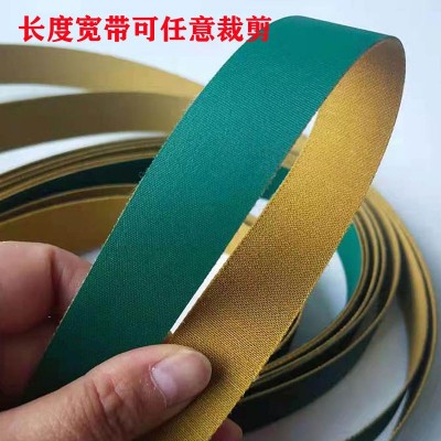 工业平皮传动输送皮带理管提升带纺织锭带龙带耐磨绿黄尼龙片基带图4