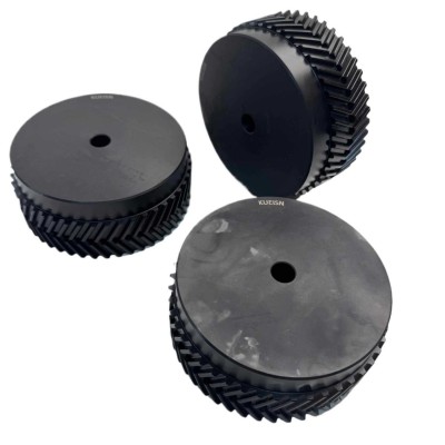 人字齿同步带轮W系列45钢 现货现发标准件图2