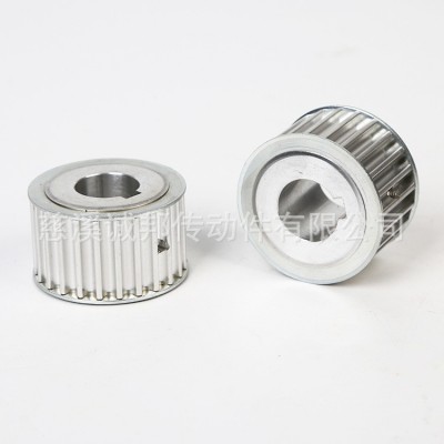 同步带轮 工业同步轮加工 精密耐磨铝合金同步带齿轮加工批发图3