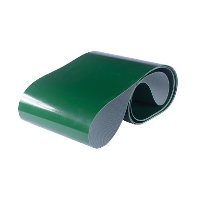 做PVC绿色流水线生产线传送运输平皮带 提升机爬坡传动输送带图3