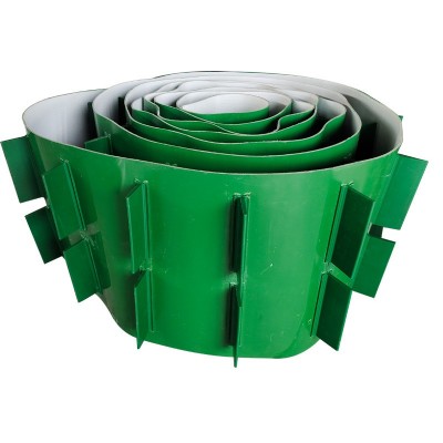 定制pvc加挡板防滑工业流水线传送输送带1米宽提升机运输皮带厂家图2