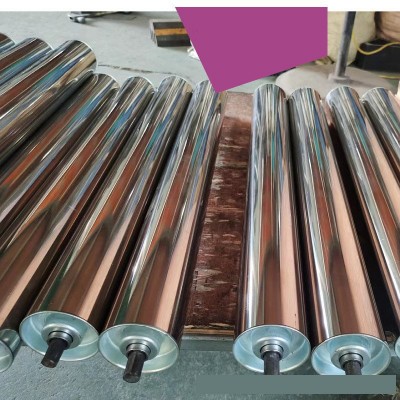 不锈钢托辊无动力滚筒主从动流水线传送带传动托辊无动力滚筒厂家图3