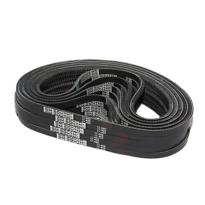 定 做PU环形同步输送带聚氨酯工业双面齿皮带黑色橡胶三角传动带图5