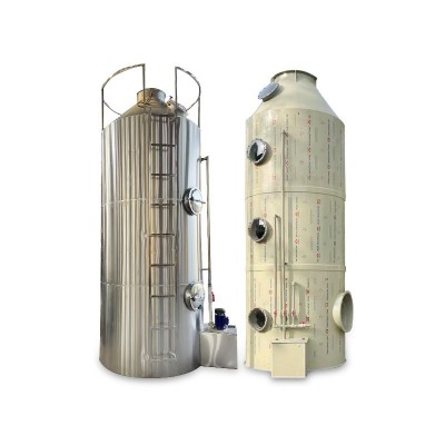 PP不锈钢喷淋塔工业废气处理环保设备洗涤塔耐酸碱酸雾脱硫净化塔图4