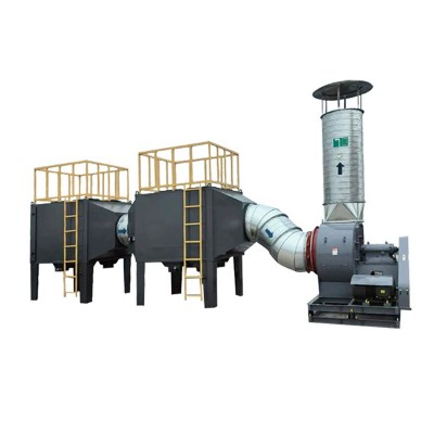 活性炭吸附箱厂家供应碳钢废气吸附装置除臭除味干式过滤环保设备图5