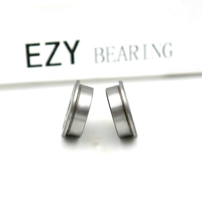 法兰轴承F63800zz尺寸10*19*7大边21mm带挡边台阶高速微型轴承图2