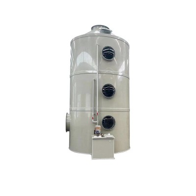 pp喷淋塔碳钢水洗塔工业废气处理酸雾净化器洗涤塔不锈钢喷淋塔图5