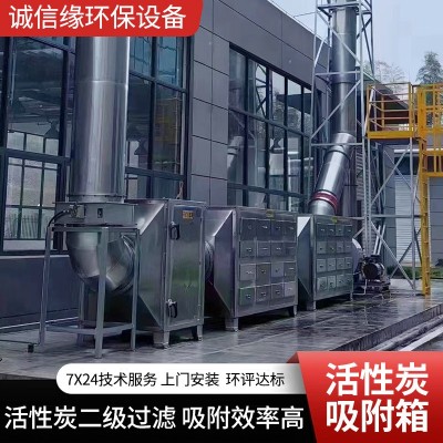 活性炭环保箱漆雾处理箱除臭除味干式过滤箱废气吸附活性炭吸附箱图5