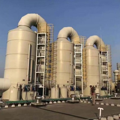 pp碳钢不锈钢酸雾净化洗涤塔水淋除尘除雾器喷淋塔废气处理设备图2
