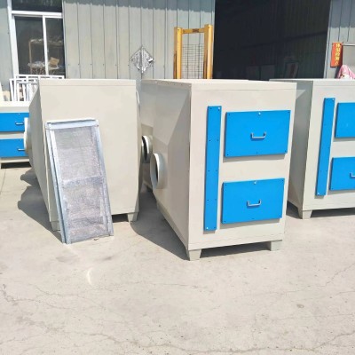 活性炭环保箱吸附箱 二级废气处理设备活性炭过滤箱废气吸附设备图2