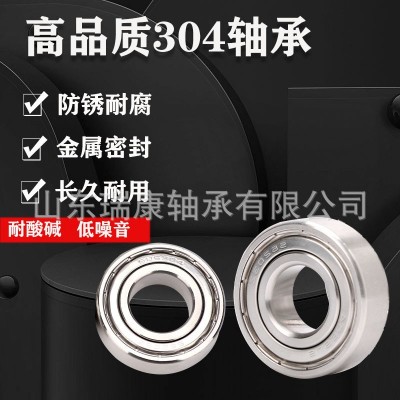 440/304防水耐腐蚀不锈钢轴承S6000 6001 6002 6003 6004 6005ZZ图4