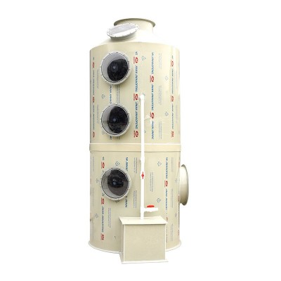 喷淋塔酸雾洗涤废气不锈钢PP除尘塔生物化学实验室净化塔 喷淋塔图3