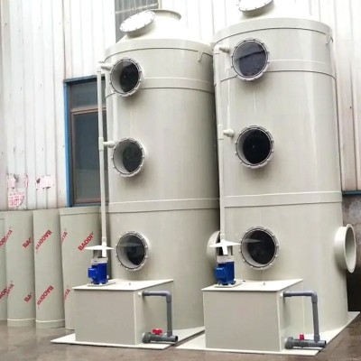 厂家货源除尘净化设备锅炉窑炉烟气脱硫PP酸雾碱洗塔喷淋塔