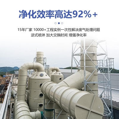 pp喷淋塔工业化工酸碱气体处理漆雾净化废气吸收水洗塔耐腐蚀图3