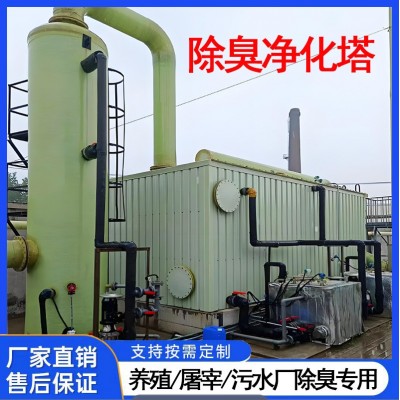 玻璃钢喷淋塔 废气处理排放设备 砖窑炉洗涤塔废气吸附净化脱硫塔