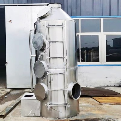 喷淋塔烟气除尘酸雾净化碱洗塔脱硫率高不锈钢耐腐蚀图4