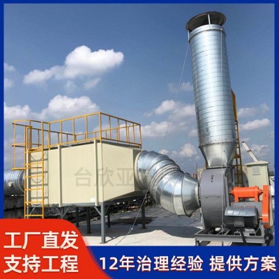 活性炭吸附箱 台欣亚环保废气净化除味空气过滤箱pp活性炭吸附塔图4