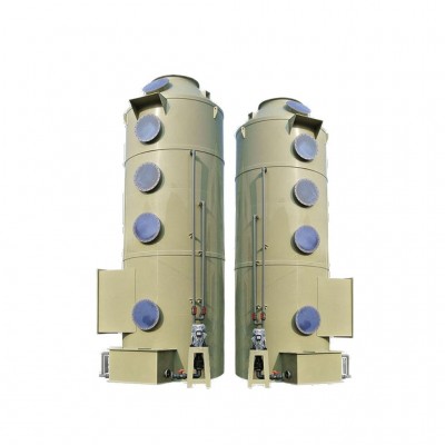 PP不锈钢喷淋塔烟气脱硫脱硝酸雾碱洗塔工业废气净化塔碳钢 喷淋塔图2