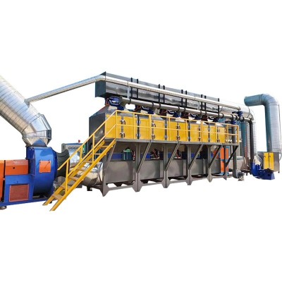 RCO催化燃烧设备沸石转轮吸附浓缩活性炭吸附脱附RCO催化 燃烧设备图3