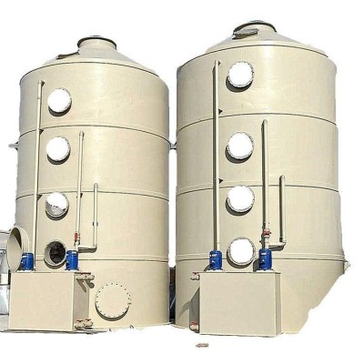 濮阳pp喷淋塔工业废气处理喷淋塔厂家空气处理排放设备生物除臭图3